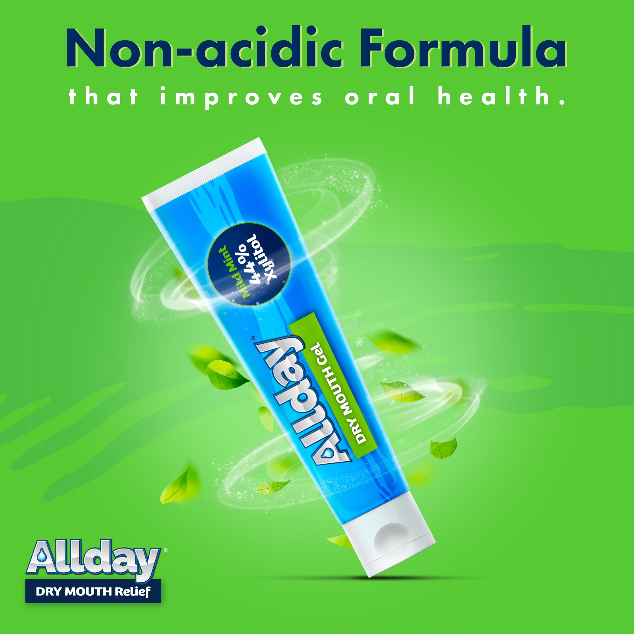 Allday Gel no es pasta de dientes, gel humectante bucal.