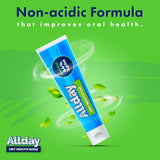 Allday Gel no es pasta de dientes, gel humectante bucal.