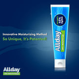 Allday Gel sin alcohol, experiencia suave y fresca.