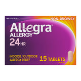 Allegra 24h: tabletas sin sedantes para alivio diario de alergias