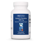 Allergy Research Group Acetyl-L-Carnitine 500 mg botella, apoyo metabólico y energía diaria.