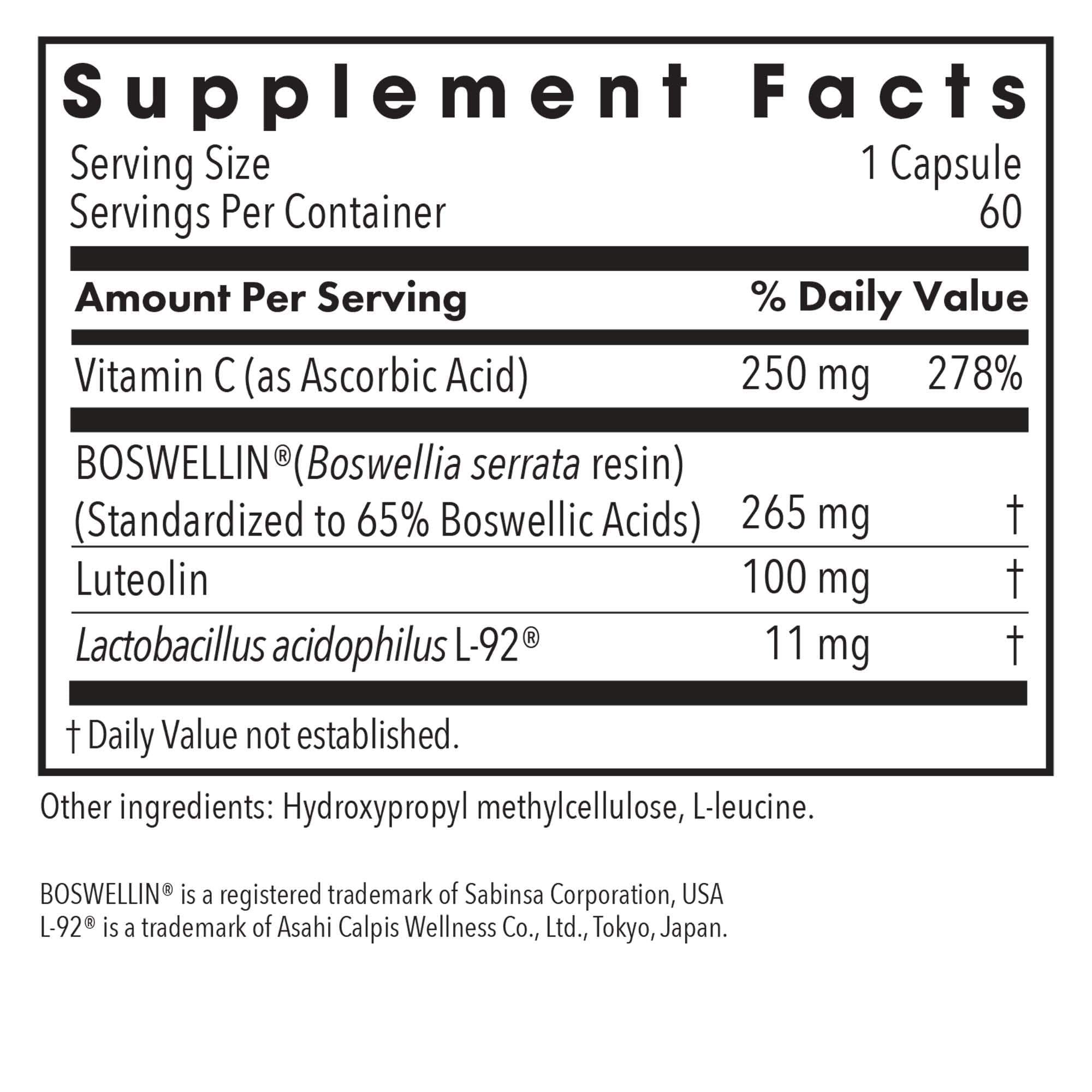 Allergy Research Group Aller-Aid L92 cápsulas vegetarianas para uso diario.