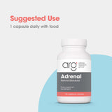 Allergy Research Group ARG Adrenal Cortex etiqueta destaca origen argentino y pureza