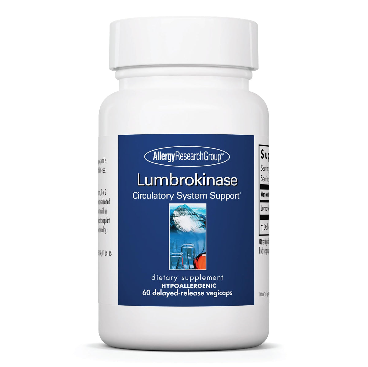 ARG Lumbrokinase frasco con liberación retardada para soporte circulatorio