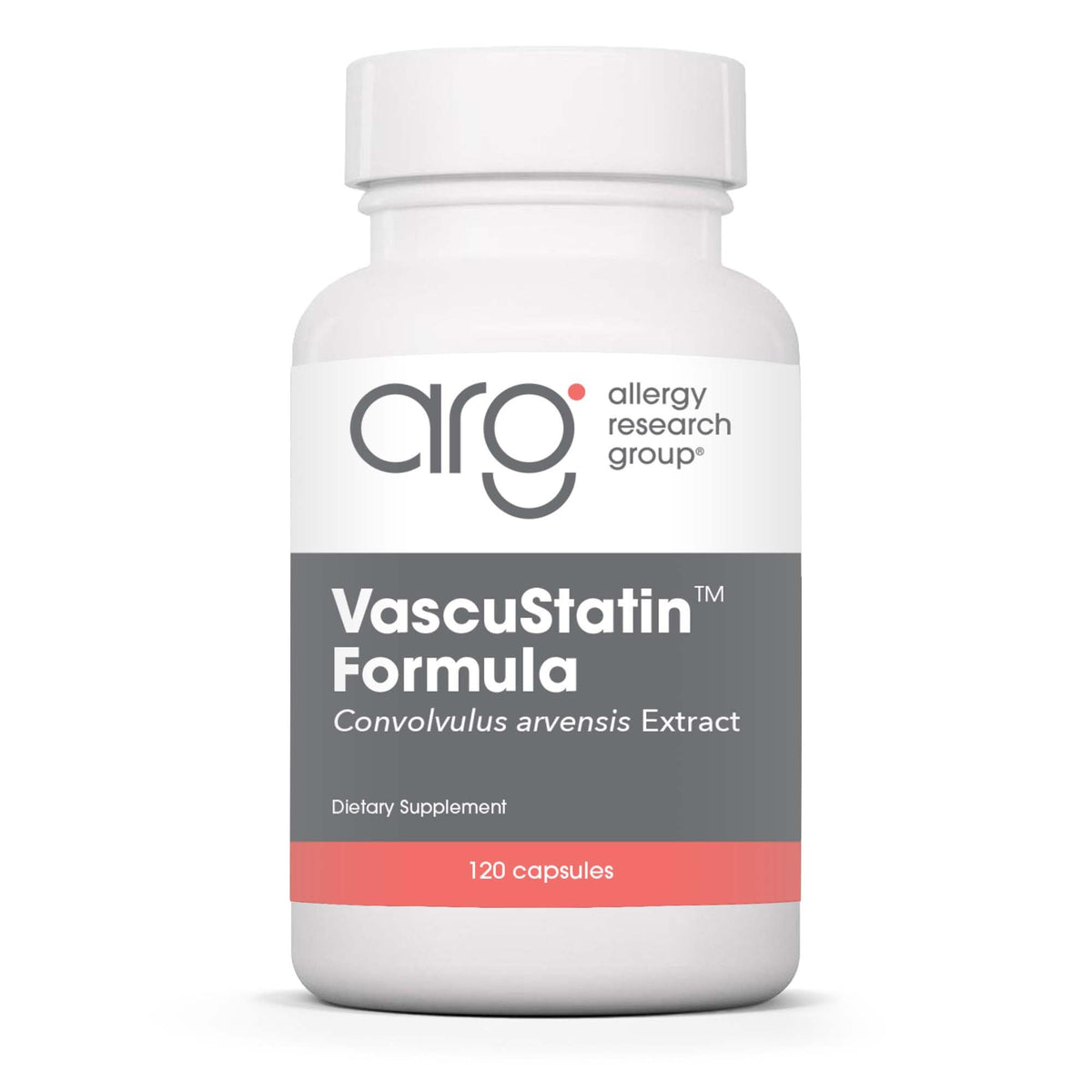 Allergy Research Group ARG VascuStatin, botella de cápsulas, posible apoyo a la función inmune