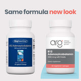 Etiqueta cercana de Allergy Research Group B12 Adenosilcobalamina
