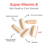 Allergy Research Group Super Vitamina B, fórmula hipoalergénica para personas sensibles.