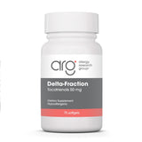 Frasco de Allergy Research Group Delta Fraction Tocotrienols, antioxidante para lípidos.