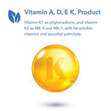 Frasco frontal de Allergy Research Group Vitamin K mostrando perfil liposoluble para nutrición diaria.