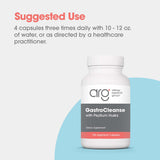 Principales ingredientes como psyllium y magnesio en Gastro Cleanse para apoyo digestivo