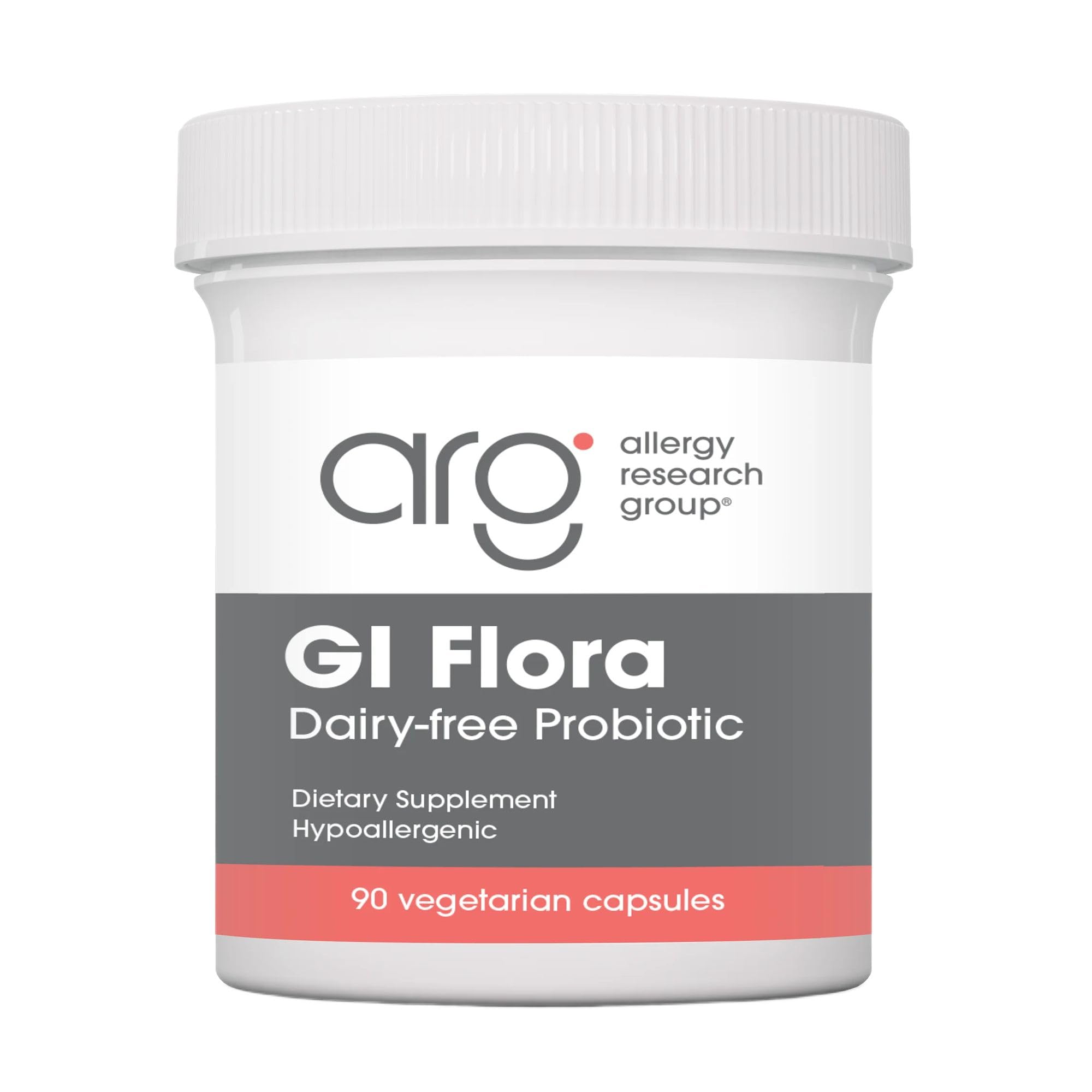 Allergy Research Group GI Flora Dairy Free: cápsulas para apoyo intestinal diario.