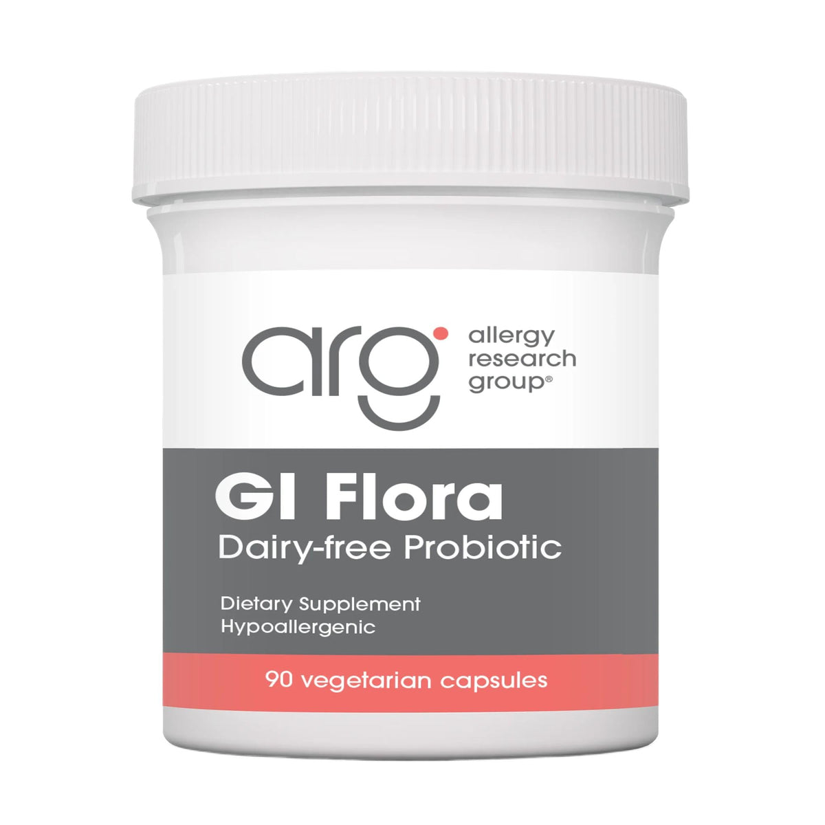 Allergy Research Group GI Flora Dairy Free: cápsulas para apoyo intestinal diario.