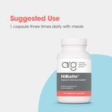 Suplemento HiBiotin de Allergy Research Group para soporte nutricional diario.