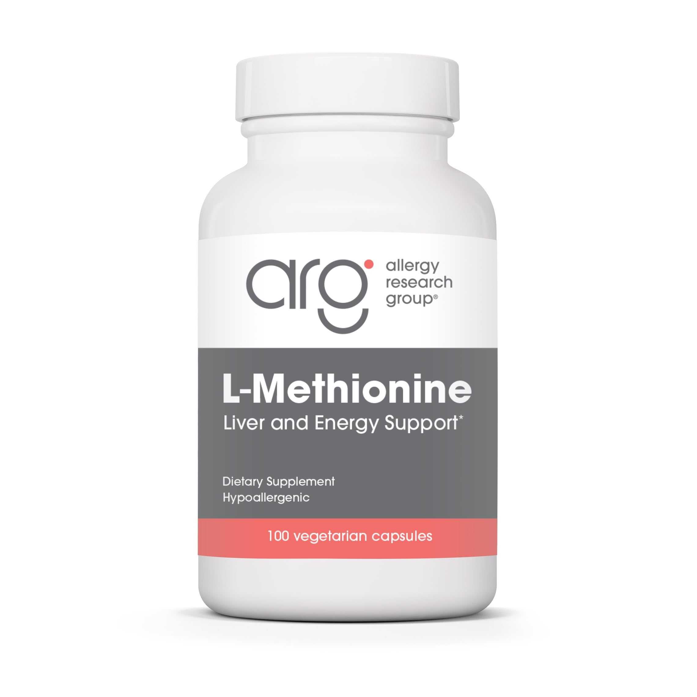 Allergy Research Group L-metionina, botella: posible apoyo a energía celular diaria.