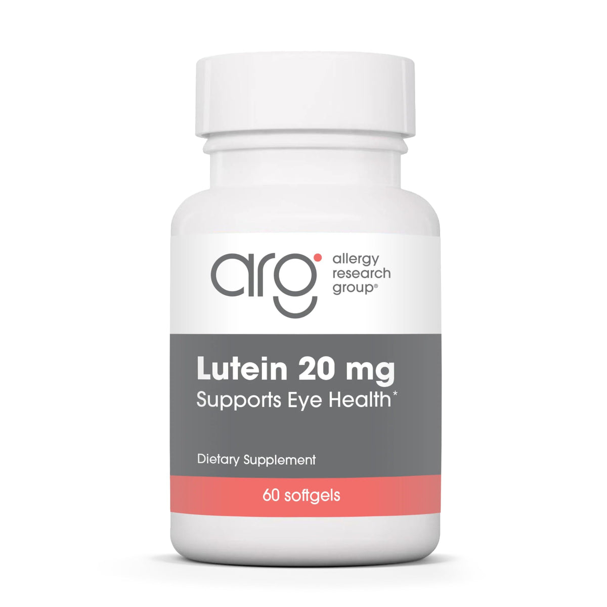 ARG Lutein 20 mg cápsulas, soporte visual diario y confort ocular.