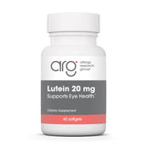 ARG Lutein 20 mg cápsulas, soporte visual diario y confort ocular.
