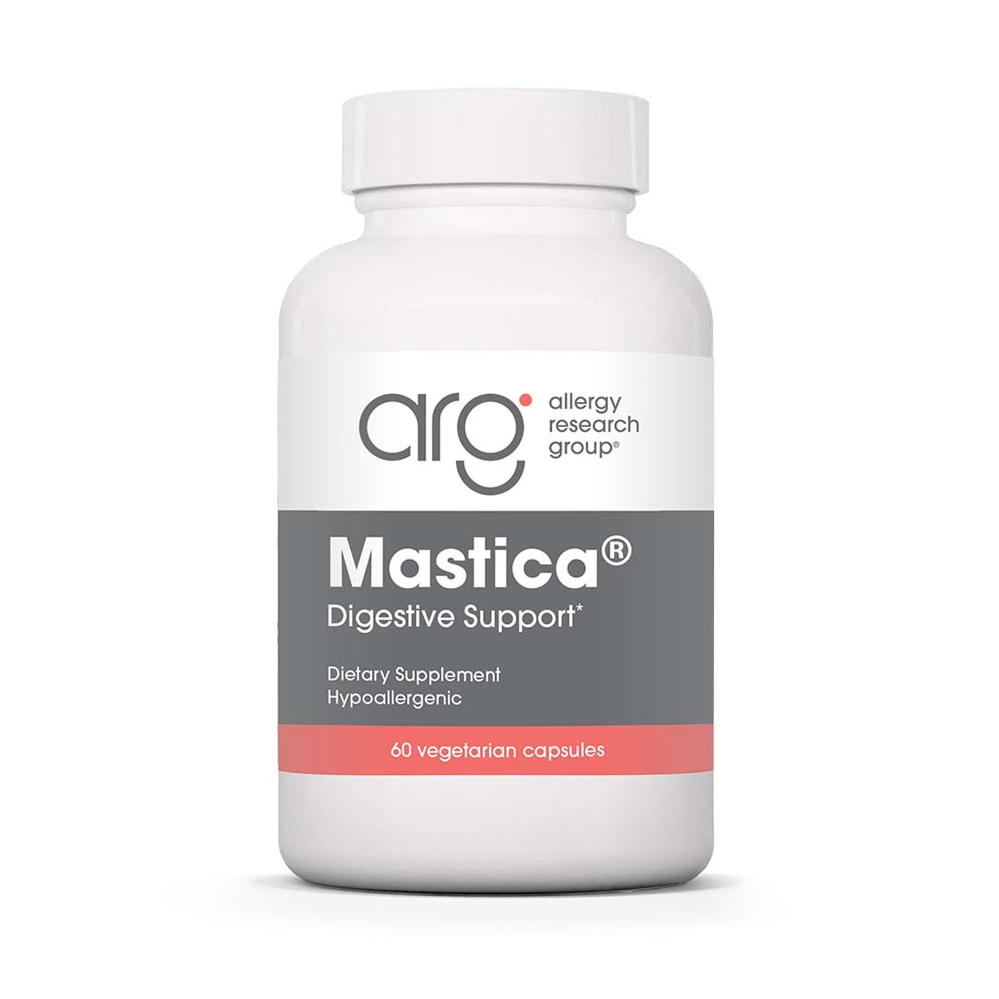 Allergy Research Group Goma de Mastica, cápsulas para apoyo digestivo potencial.