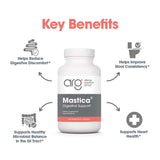 Allergy Research Group Mastica etiqueta del producto con indicaciones claras