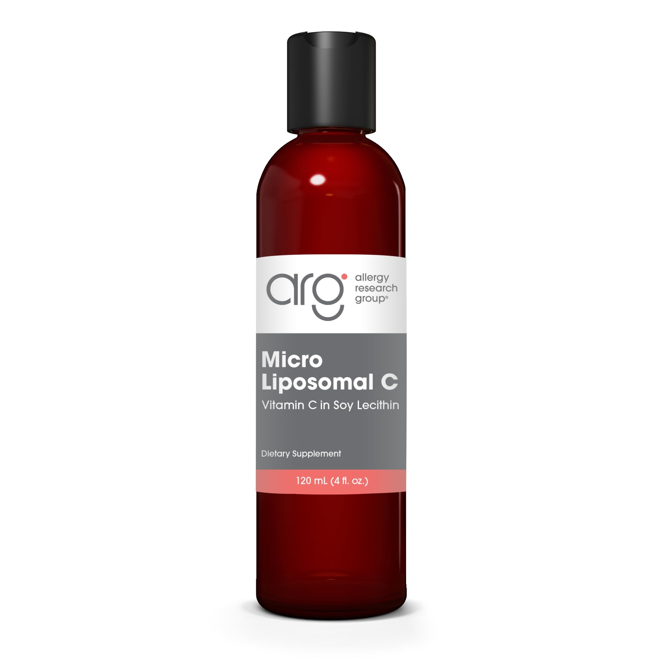 Allergy Research Group Micro Liposomales C 1000mg, botella con vertido, mejora absorción de vitamina C.