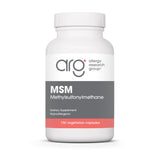 Allergy Research Group MSM cápsulas vegetarianas para cabello y uñas saludables.