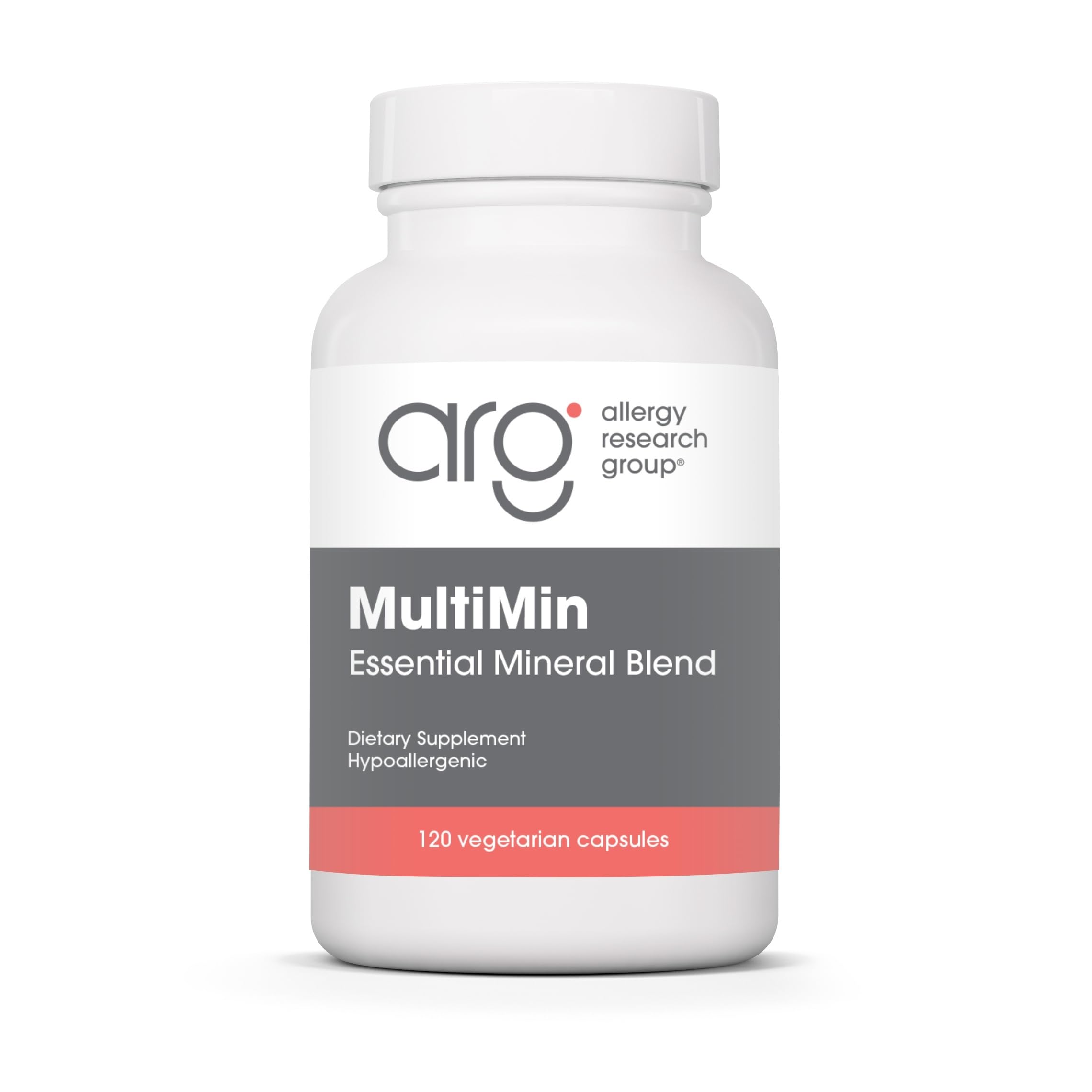 Allergy Research Group MultiMin cápsulas visibles para el soporte mineral diario
