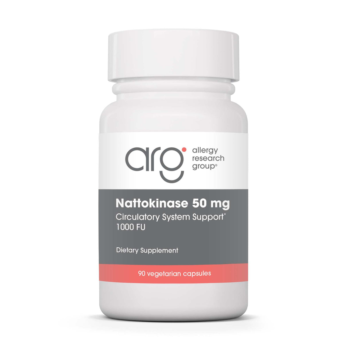 Allergy Research Group nattokinasa-50mg-botella para apoyo a la circulación diaria