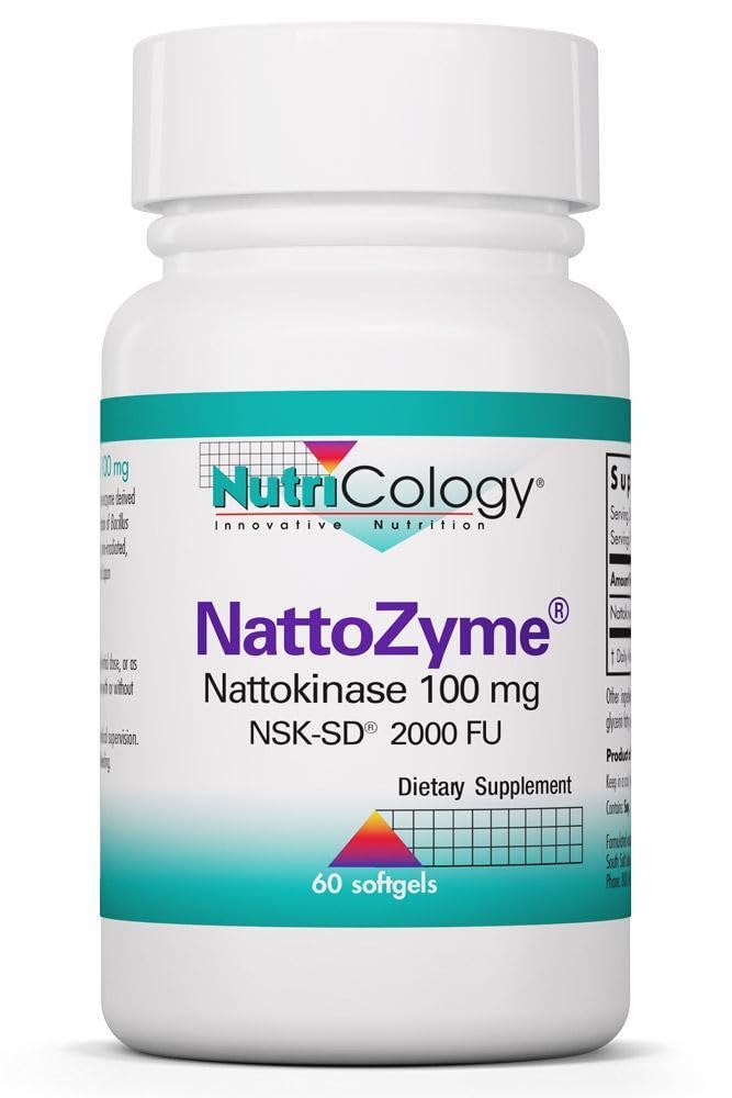 Allergy Research Group NattoZyme frasco: soporte a la circulación diaria.