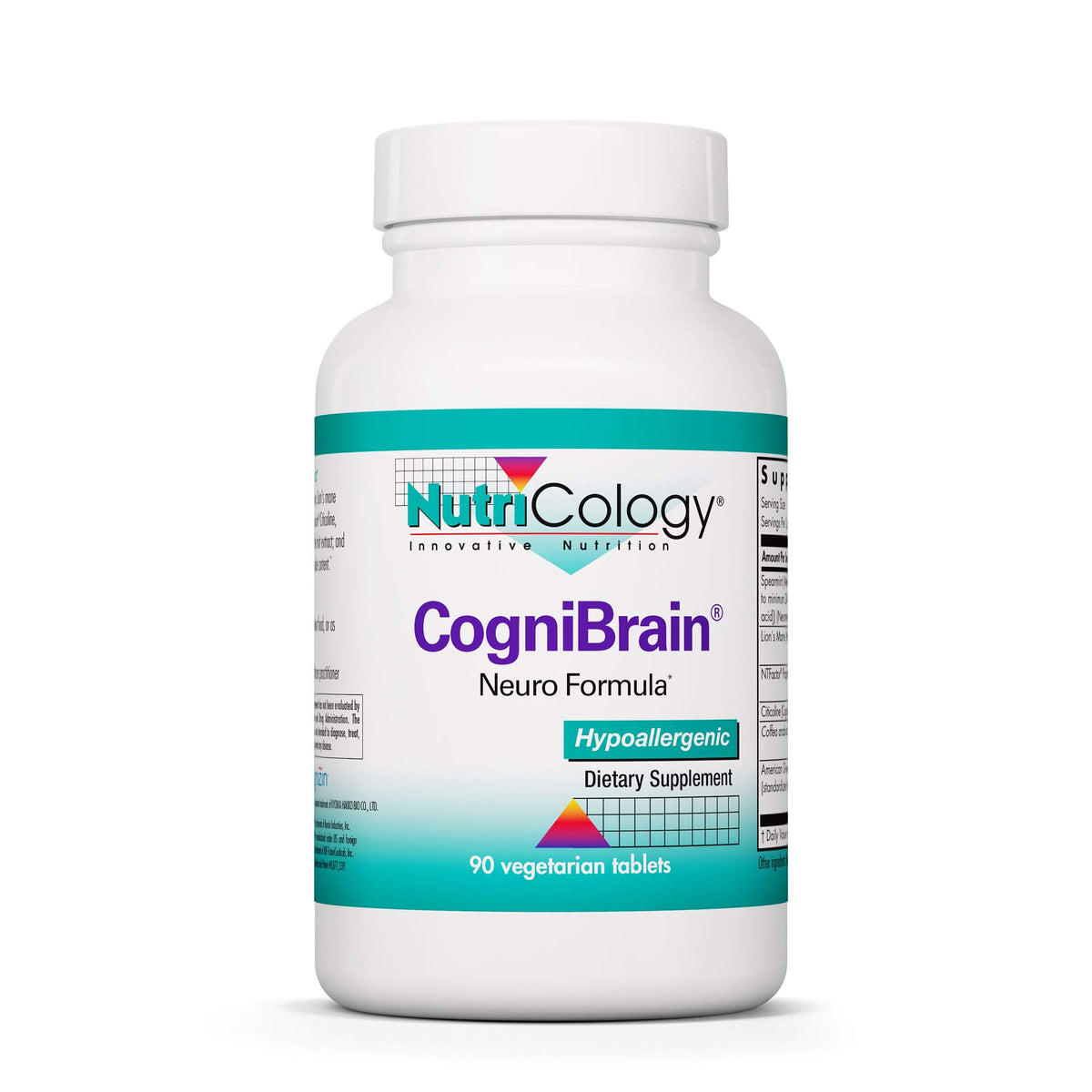 Nutricology Cognibrain cápsulas para concentración diaria.