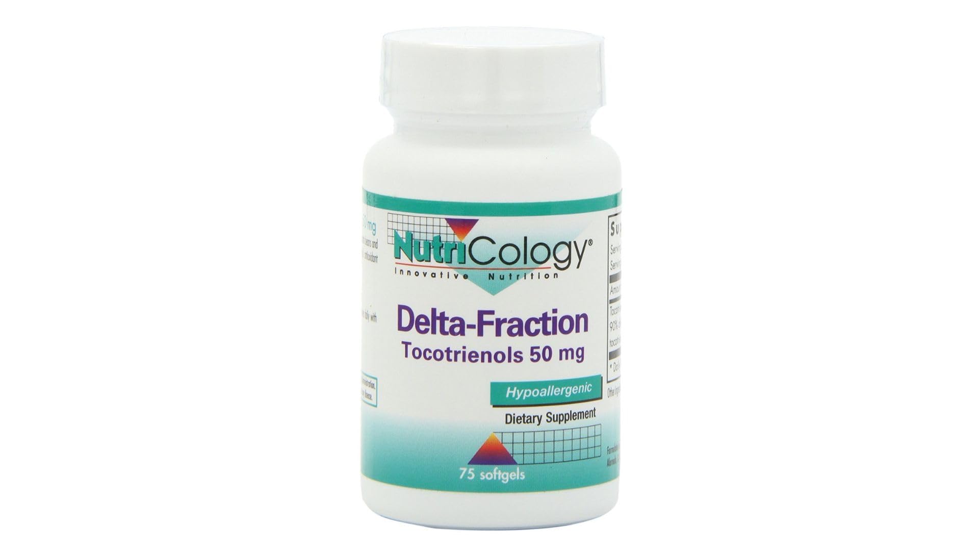 Allergy Research Group Nutricology Delta-Fraction Tocotrienols cápsulas 50 mg, antioxidante liposoluble
