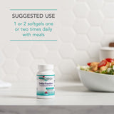 Close-up de etiqueta de ingredientes de Delta-Fraction Tocotrienols