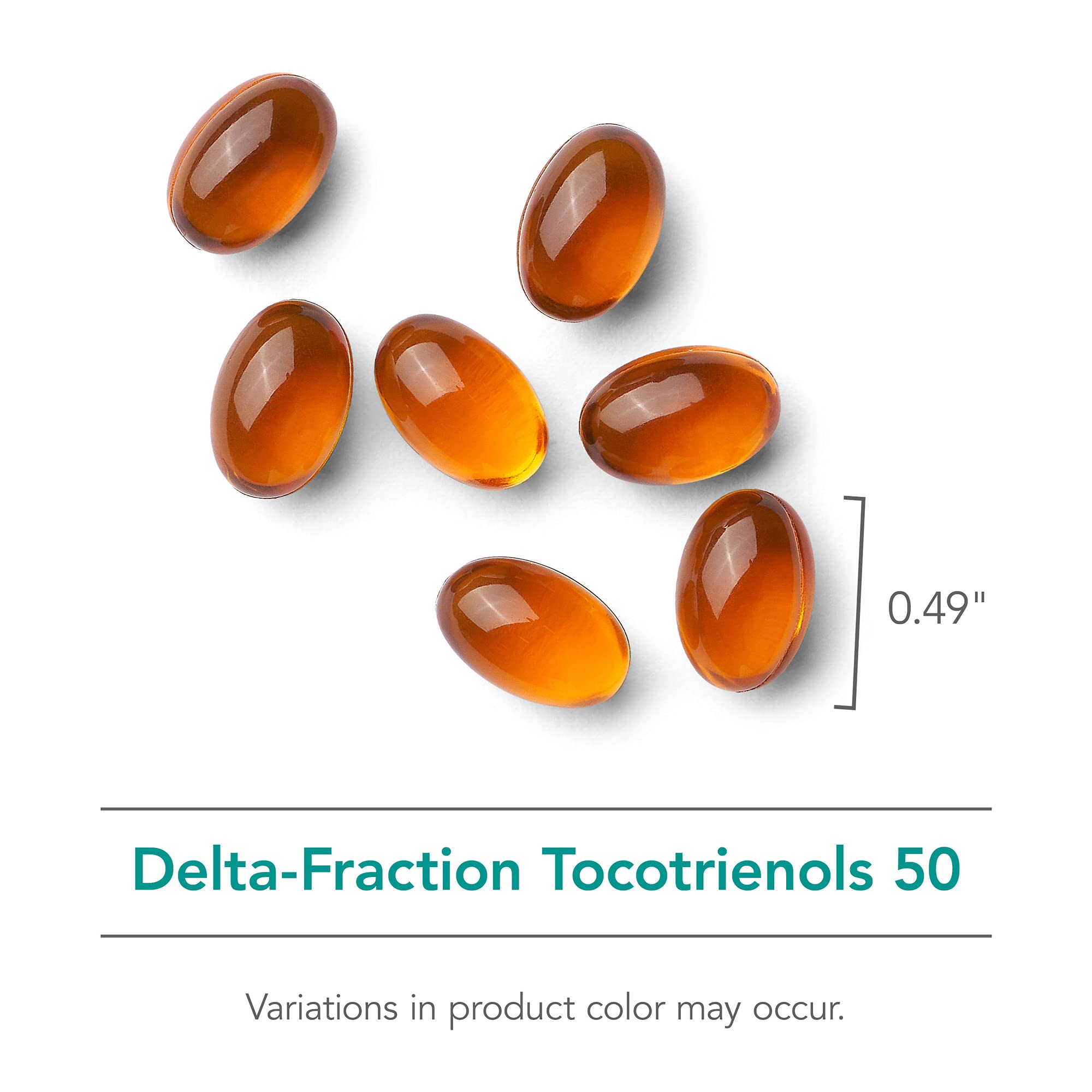Presentación frontal mostrando pureza y control de calidad de Delta-Fraction Tocotrienols