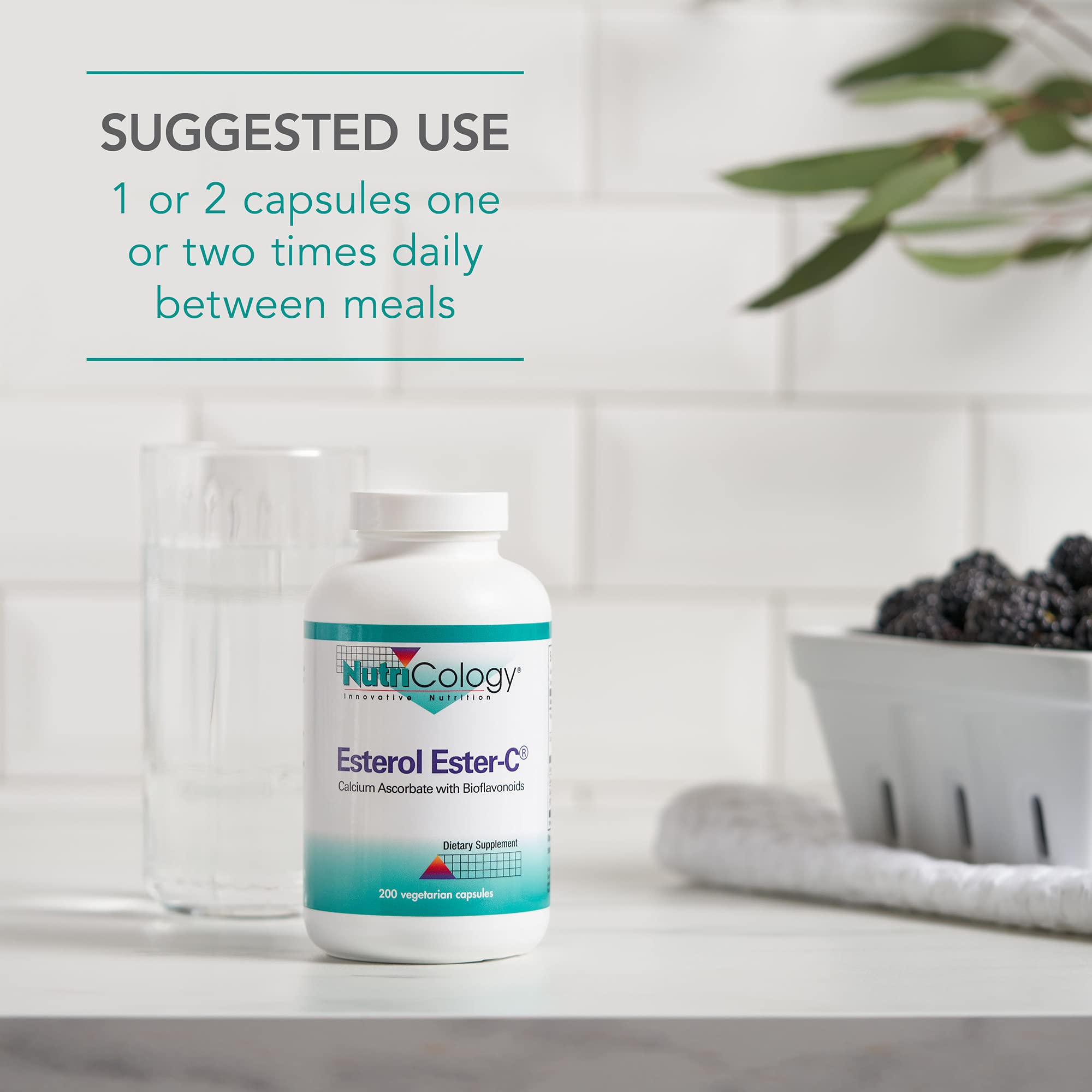 Allergy Research Group Nutricology Esterol empaque con 200 cápsulas veganas.