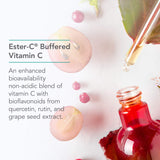 Allergy Research Group Nutricology Esterol etiqueta muestra bioflavonoides y vitamina C.
