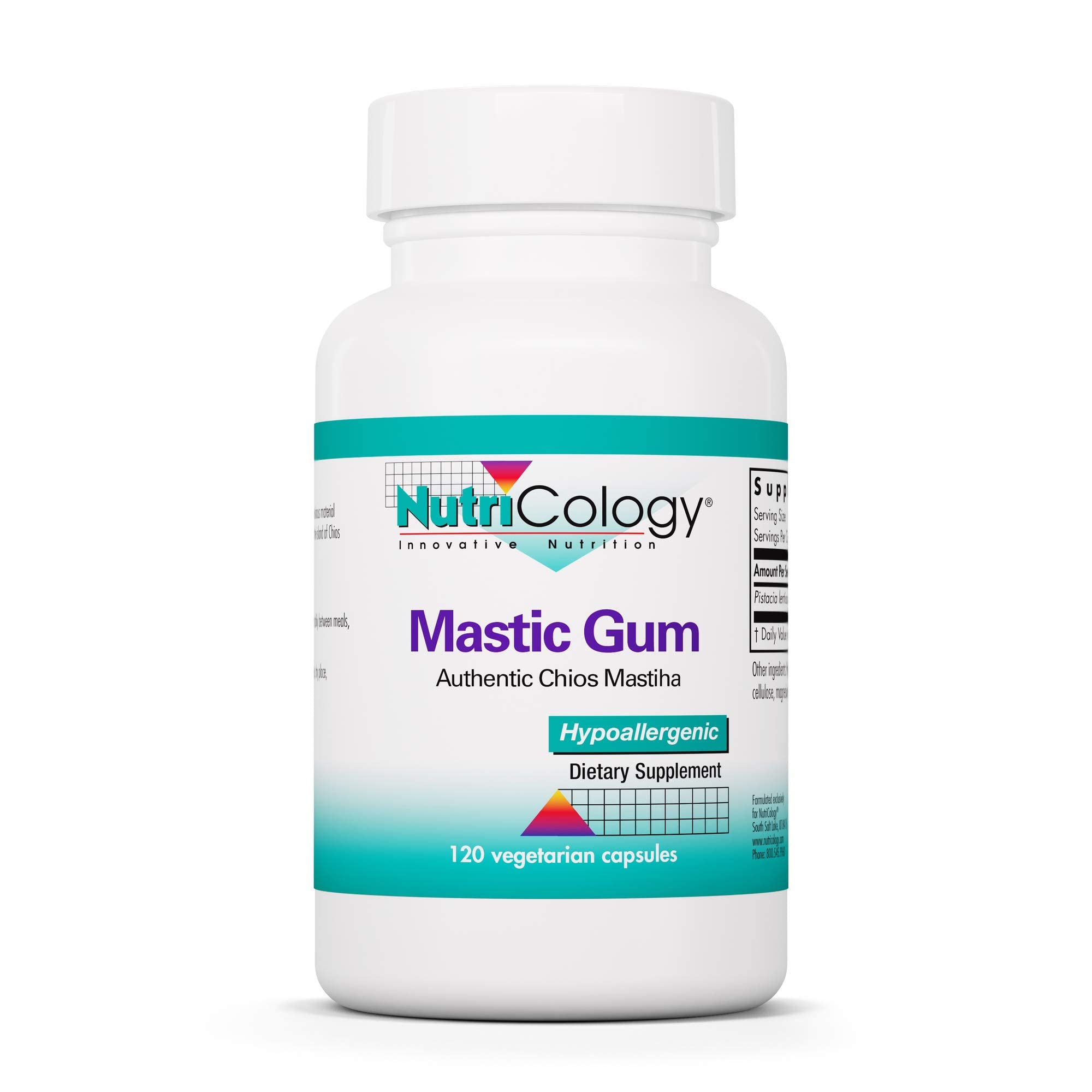 Allergy Research Group NutriCology goma de mastico en bote para comodidad digestiva diaria