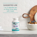 Allergy Research Group Nutricology Hígado de res, envase 62 porciones, plan de consumo.