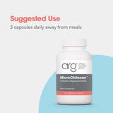 Cápsulas Nutricology MicroChitosan en formato vegetariano para ingesta diaria cómoda