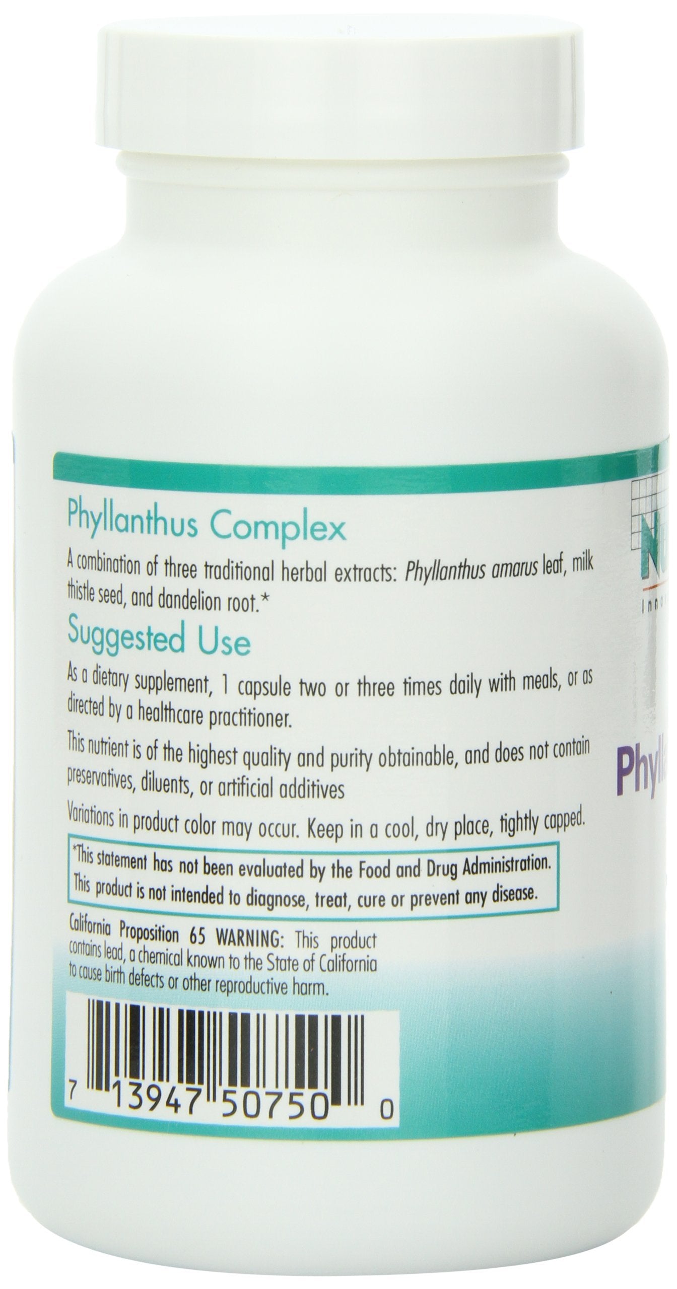Allergy Research Group Nutricology Phyllantus Complex phyllanthus amarus hojas visibles