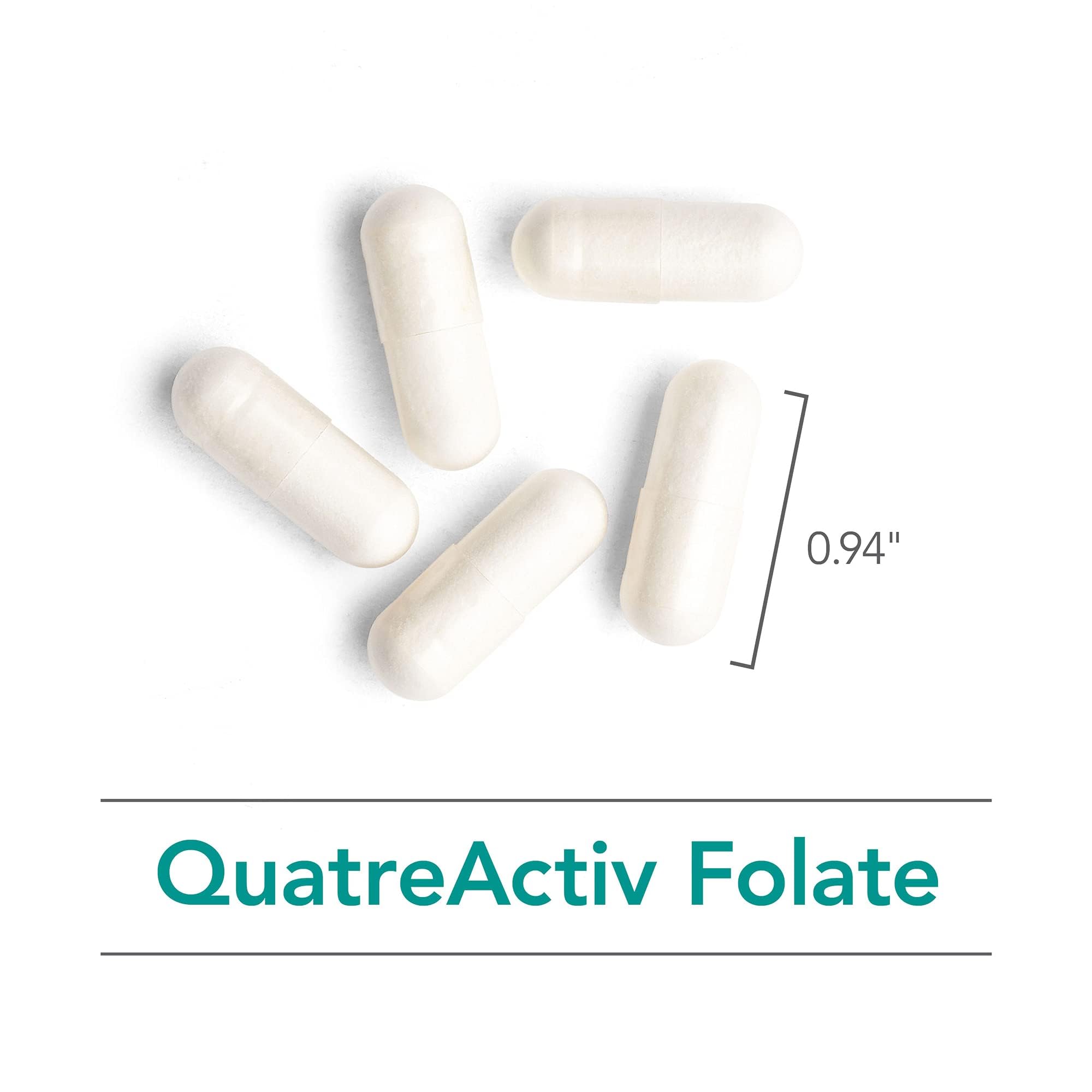 Allergy Research Group NutriCology QuatreActiv Folate, cápsula en primer plano