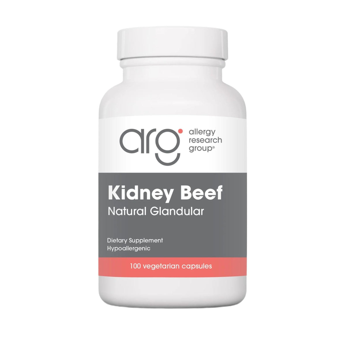 Allergy Research Group Nutricology rinon vacuno, liofilizado en cápsulas de 500 mg, uso diario