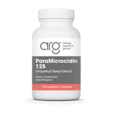 Allergy Research Group ParaMicrocidin 125, botella con cápsulas de 250 mg, apoyo al equilibrio microbiano.