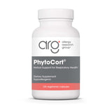 PhytoCort de Allergy Research Group, botella de cápsulas para apoyo respiratorio diario