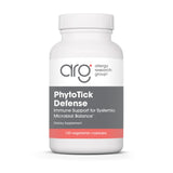 Allergy Research Group Phyto Tick Defense, botella de cápsulas vegetarianas, posible apoyo inmunitario diario.