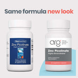 ARG Zinc Picolinato: cápsulas de alta absorción para funciones metabólicas diarias.