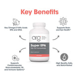 Allergy Research Group Super EPA: dosificador para porciones precisas de omega-3.