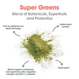 Allergy Research Group Super Greens vitamina C y antioxidantes para el día.