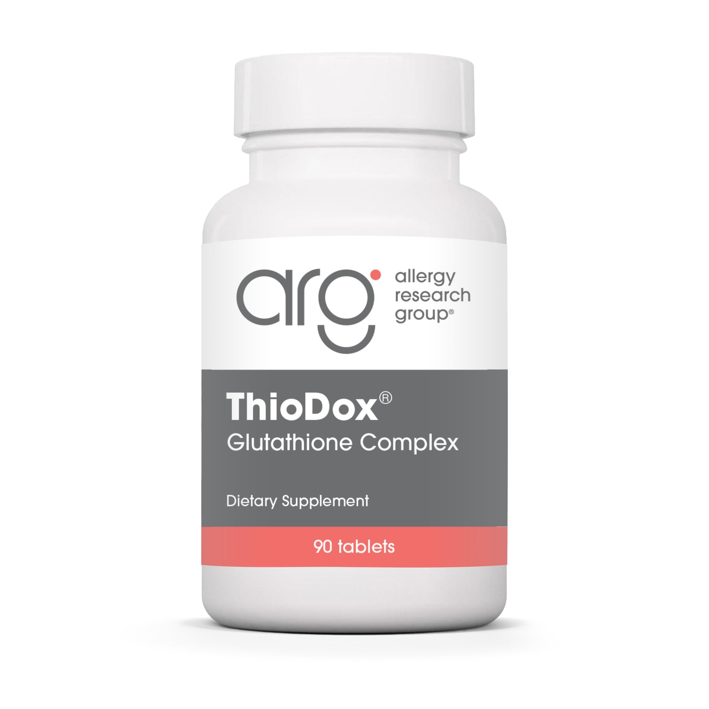 Allergy Research Group ThioDox, botella, soporte antioxidante para la detoxificación suave