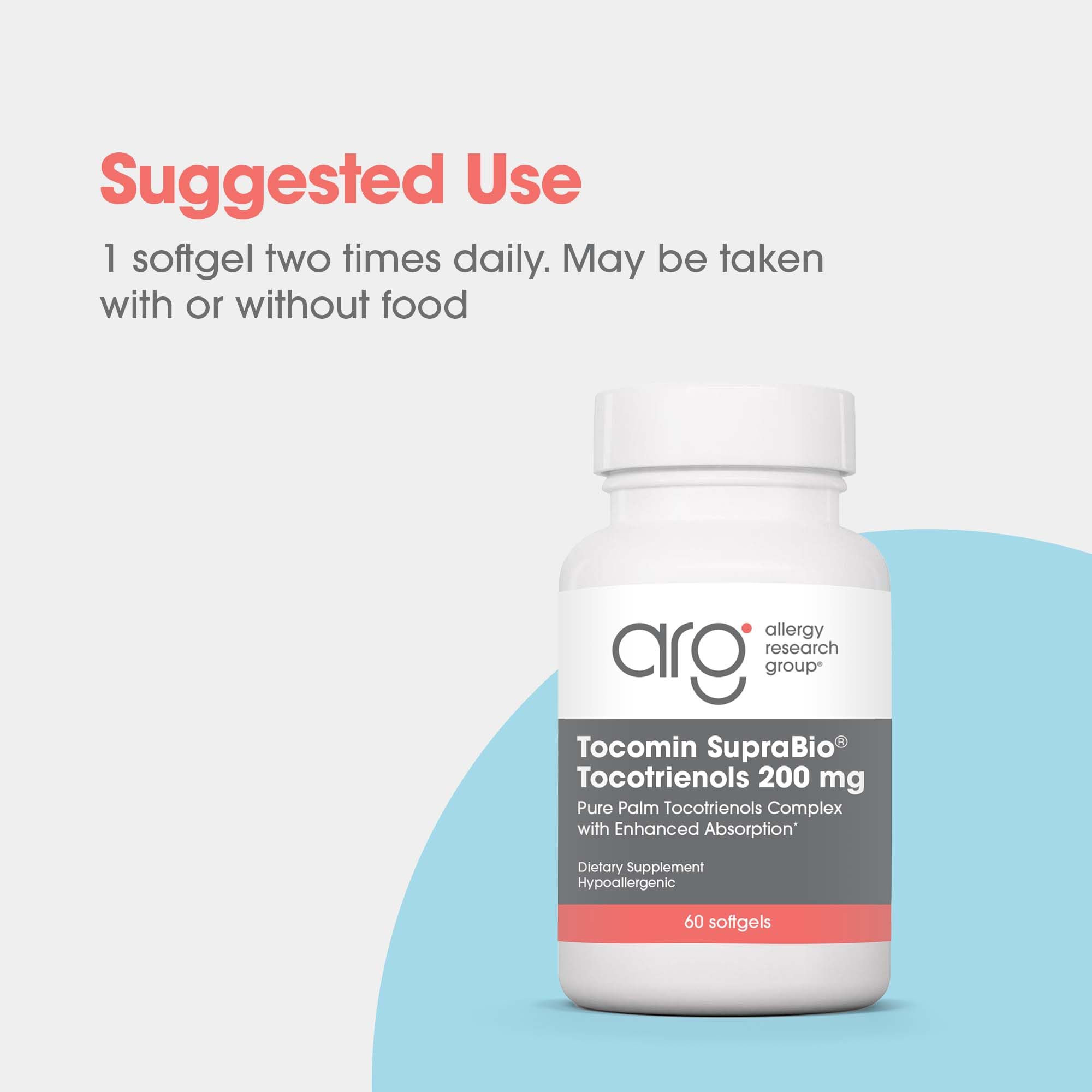allergy research group tocomin suprabio ingredientes: palma roja y nutrientes traza.