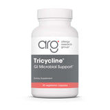 Allergy Research Group Tricycline, botella de cápsulas, apoyo al equilibrio intestinal.