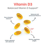 Allergy Research Group Vit D3 Complete, fórmula balanceada con vitamina A y K2 para apoyo general.