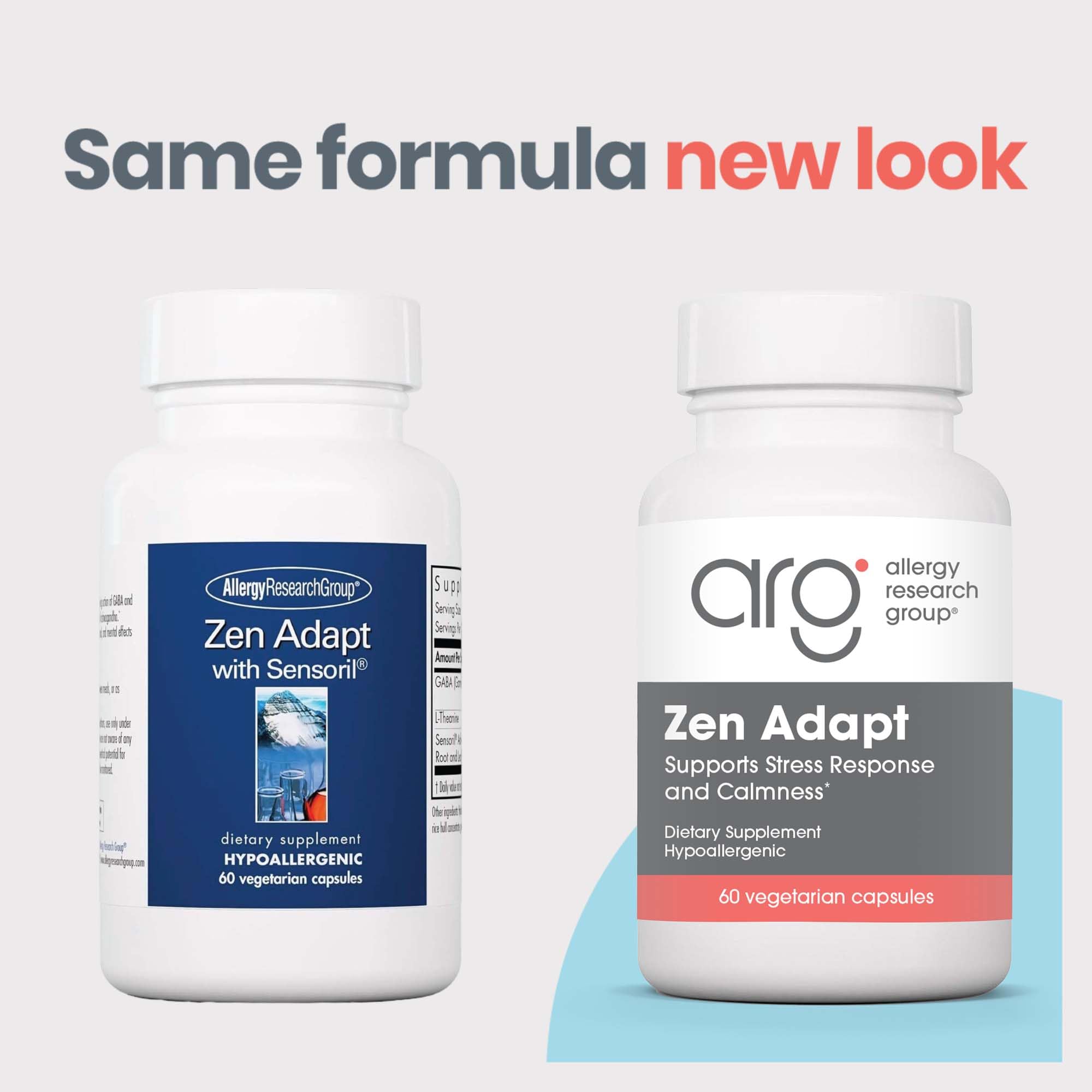 Sensoril Ashwagandha en Zen Adapt, extracto confiable para la relajación.